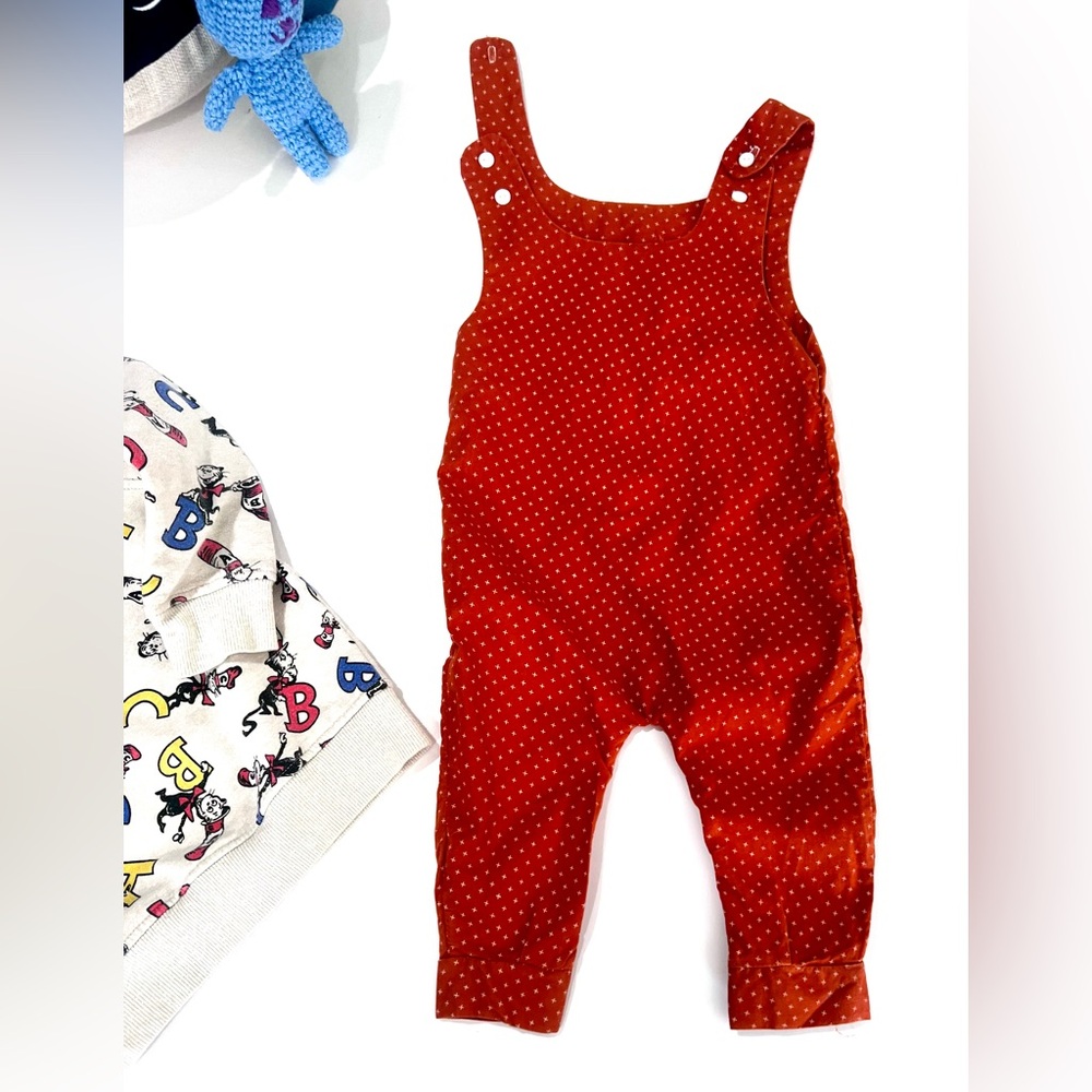 Polka Dot Overalls vintage hand made